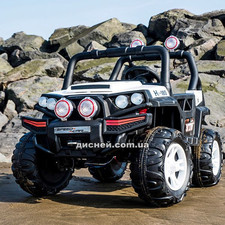 Детский электромобиль M 3825 EBLR-1 Багги, 4 мотора, белый